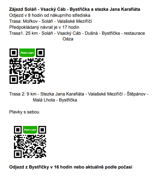 Soláň – Vsacký Cáb – stezka Jana Karafiáta – Bystřička